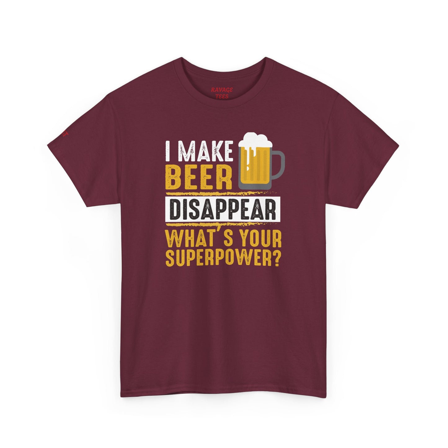 Unisex Beer Superpower Tee | Funny T-Shirt for Beer Lovers