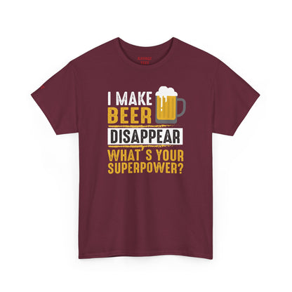 Unisex Beer Superpower Tee | Funny T-Shirt for Beer Lovers