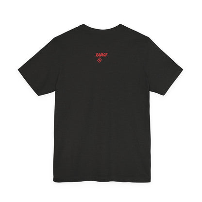 Edgy Rose Design Tee, Casual Wear, Gift for Music Lovers, Streetwear, Graphic Shirt, Vintage Style