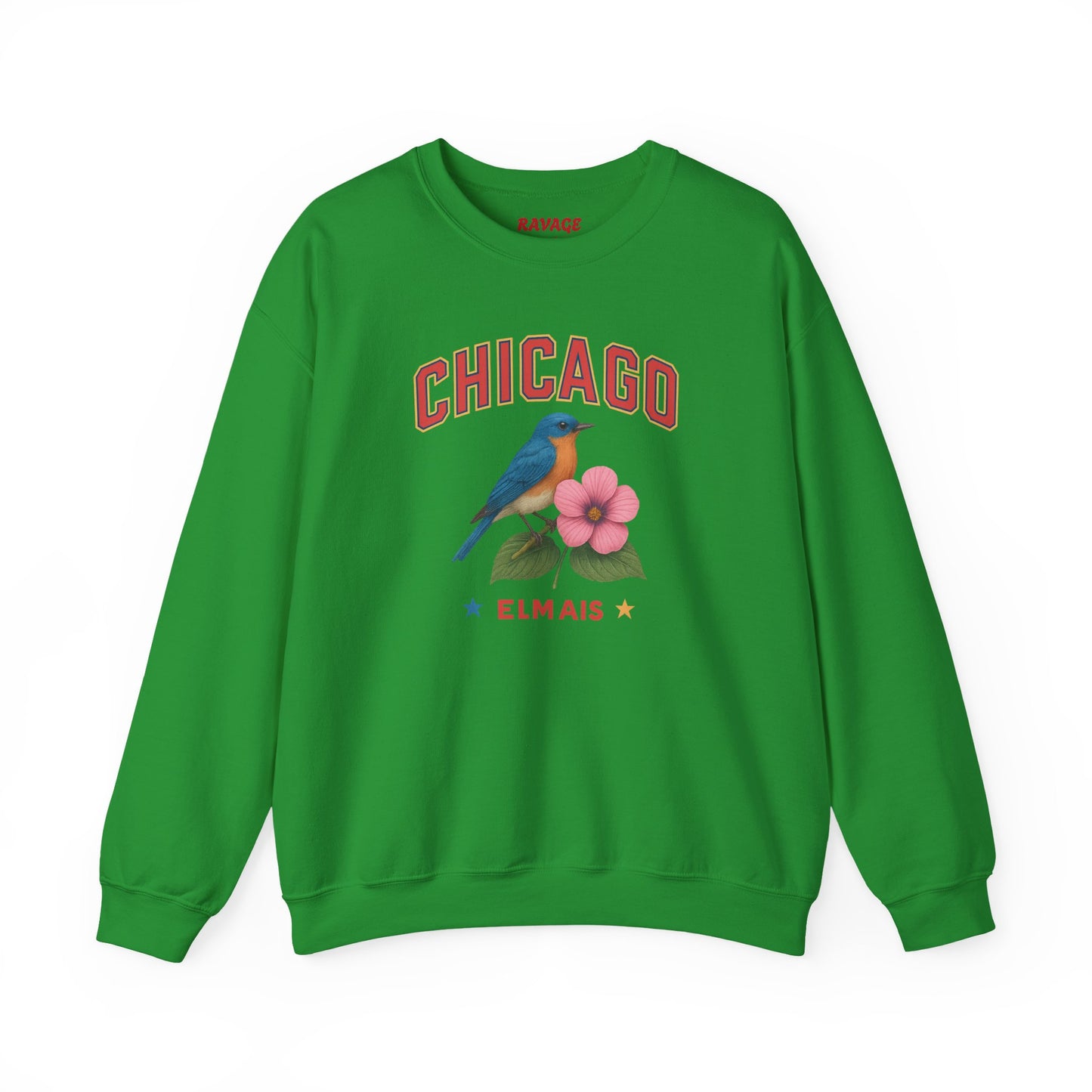 RAVAGE Chicago City Vibe Unisex Crewneck Sweatshirt