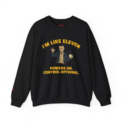 Funny Eleven Crewneck Sweatshirt, Unisex Gift, Gift for Nerds, Birthday Gift, Halloween Costume