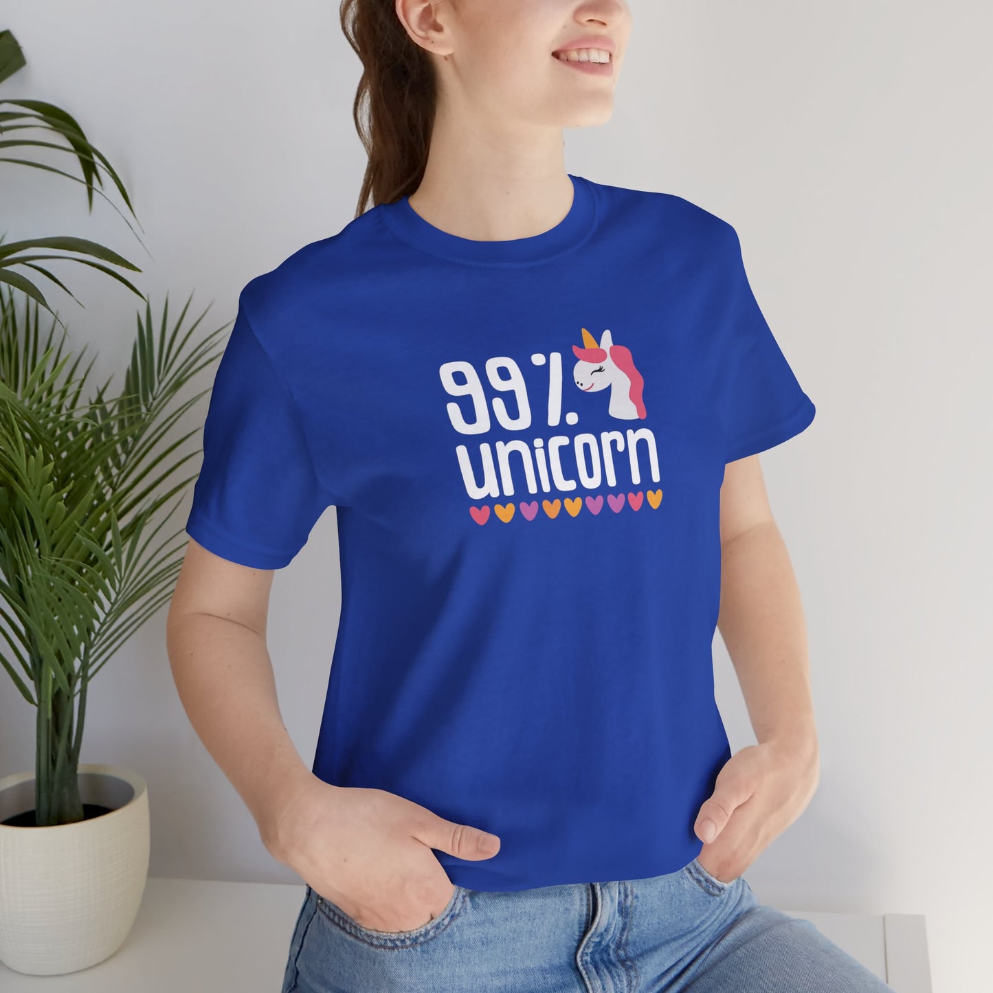 99% Unicorn Tee: Funny, Whimsical Graphic T-Shirt for All Ages