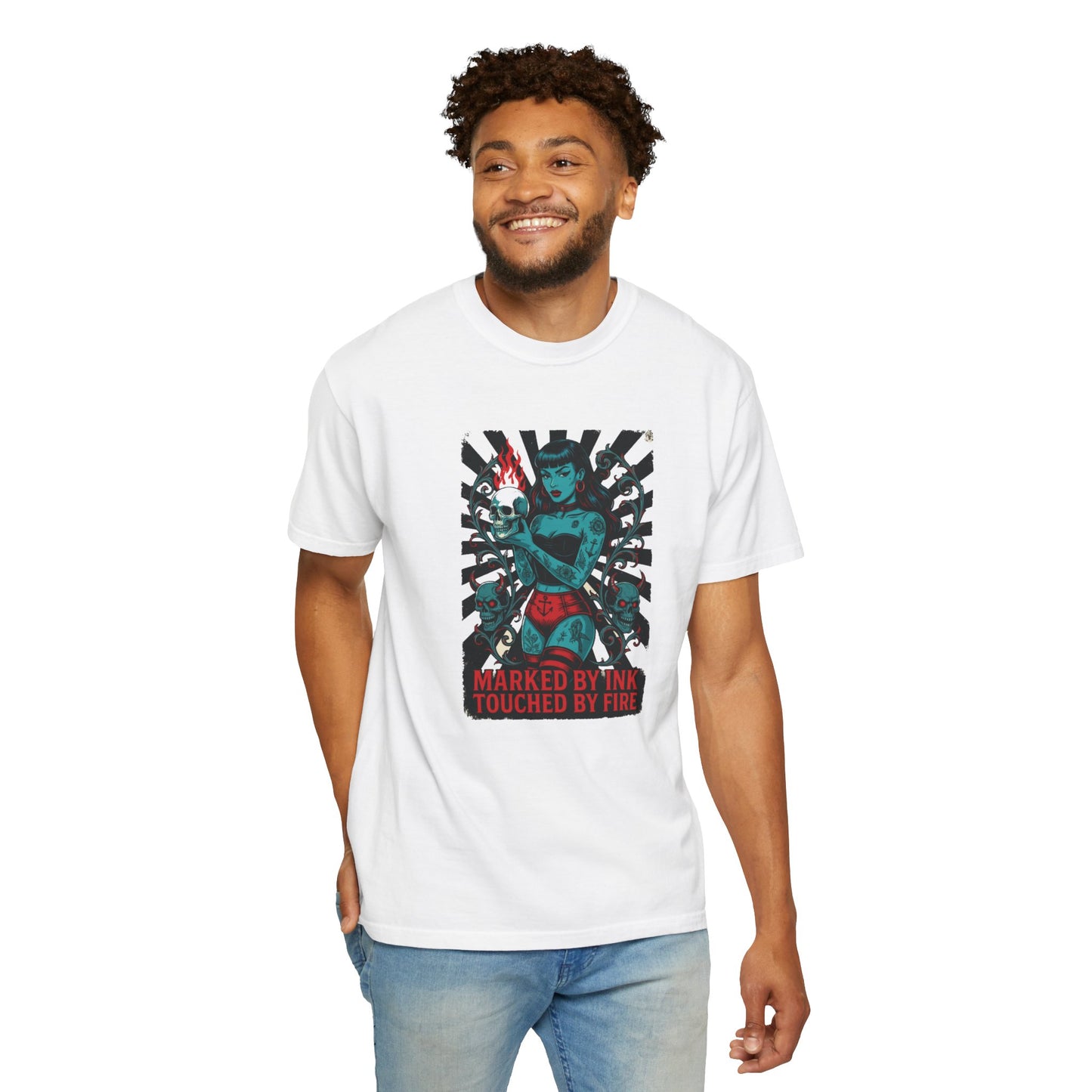 Mark By Ink Touch By Fire-Bold Graphic Tee