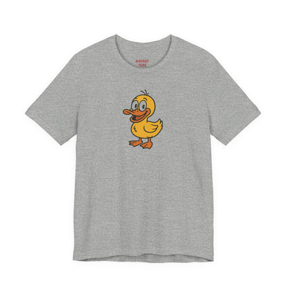 Cute Duck Graphic Tee for Animal Lovers, Unisex T-Shirt, Funny Gift Idea, Casual Wear, Summer Outfit