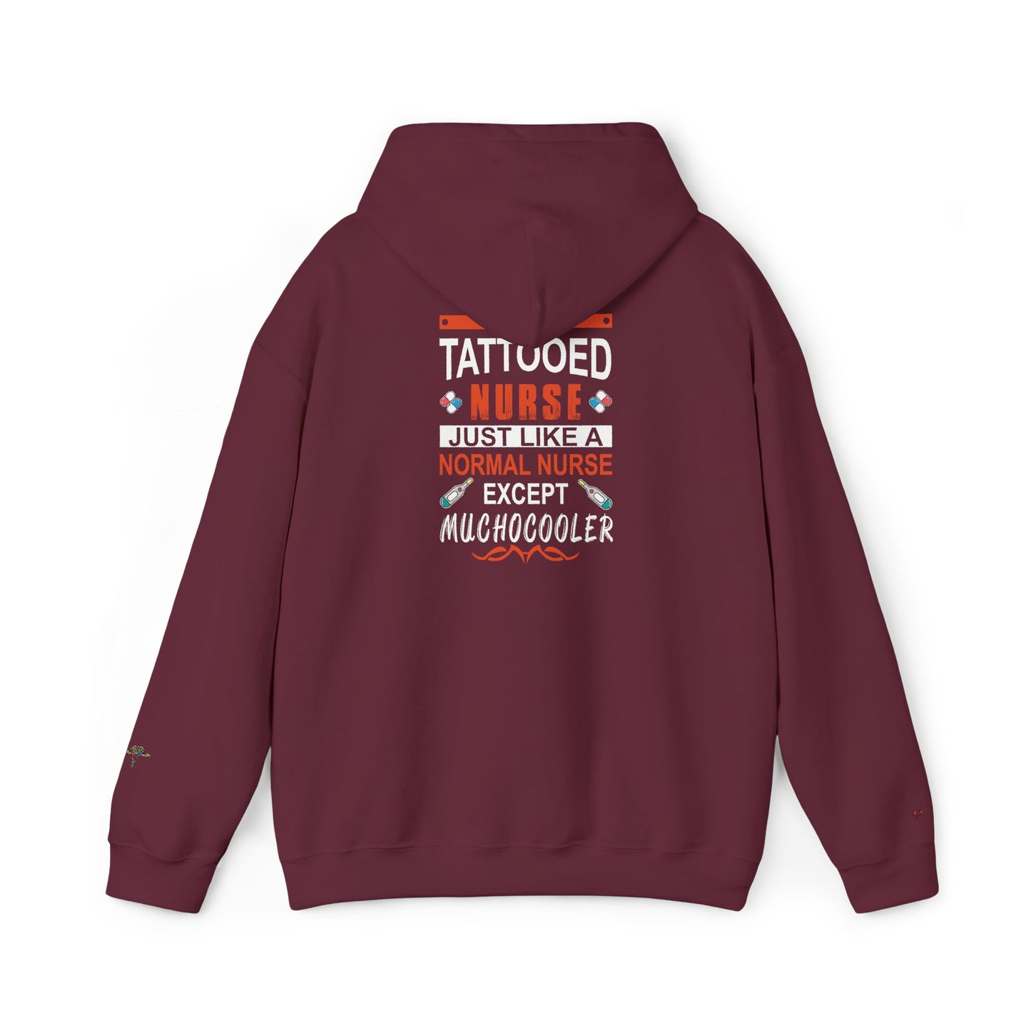 Tattooed Nurse Tee - Unisex Cotton Hoodie for Medical Professionals, Gifts for Nurses, Nurse Appreciation, Medical Humor Tee, Fun [...]