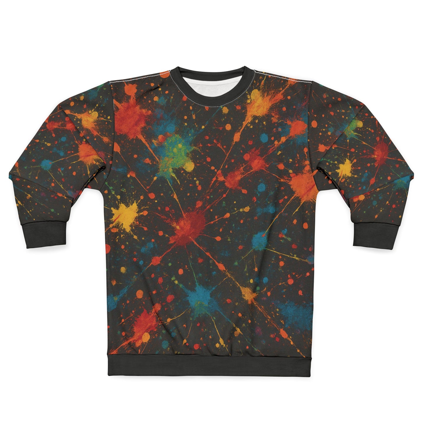 Art of Impact Colorful Splatter Unisex Sweatshirt, Urban Style, Gift for Him/Her, Art Lover Apparel