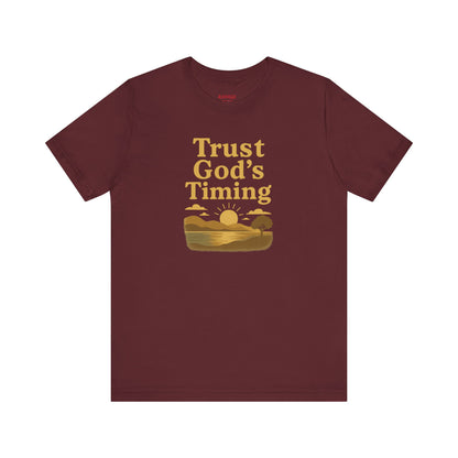 Unisex Inspirational Tee - Trust God's Timing, Relaxed Fit T-Shirt, Motivational Shirt for Everyday Wear, Plus Size Available, Gifts [...]