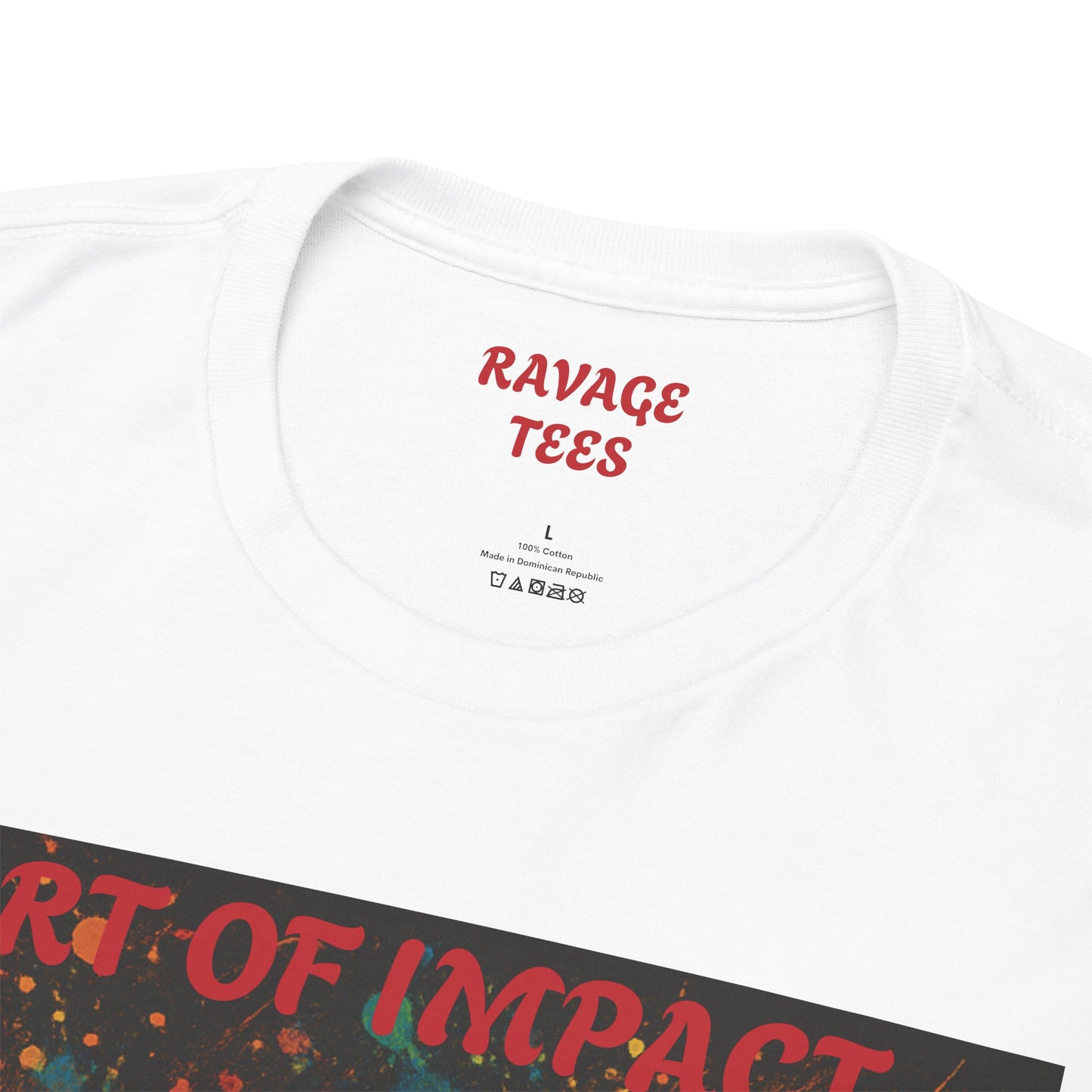 Art of Impact Unisex Heavy Cotton Tee | Bold Graphic T-Shirt, Casual Wear