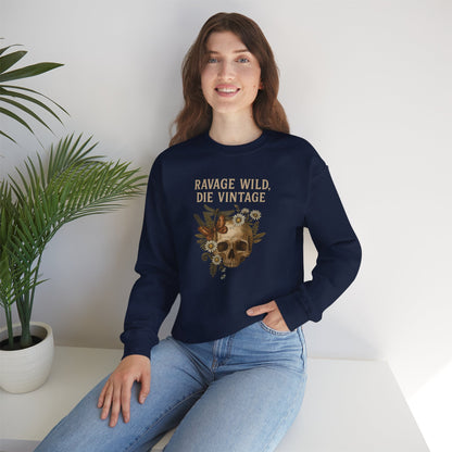 RAVAGE WILD DIE VINTAGE  Unisex Crewneck Sweatshirt