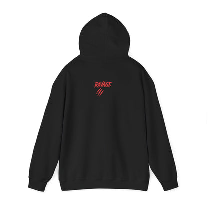 RAVAGE THE NIGHT RULE THE DAY Hoodie – Urban Adventure Graphic Sweatshirt, Cool Unisex Streetwear, Casual Wear, Unique Gifthion