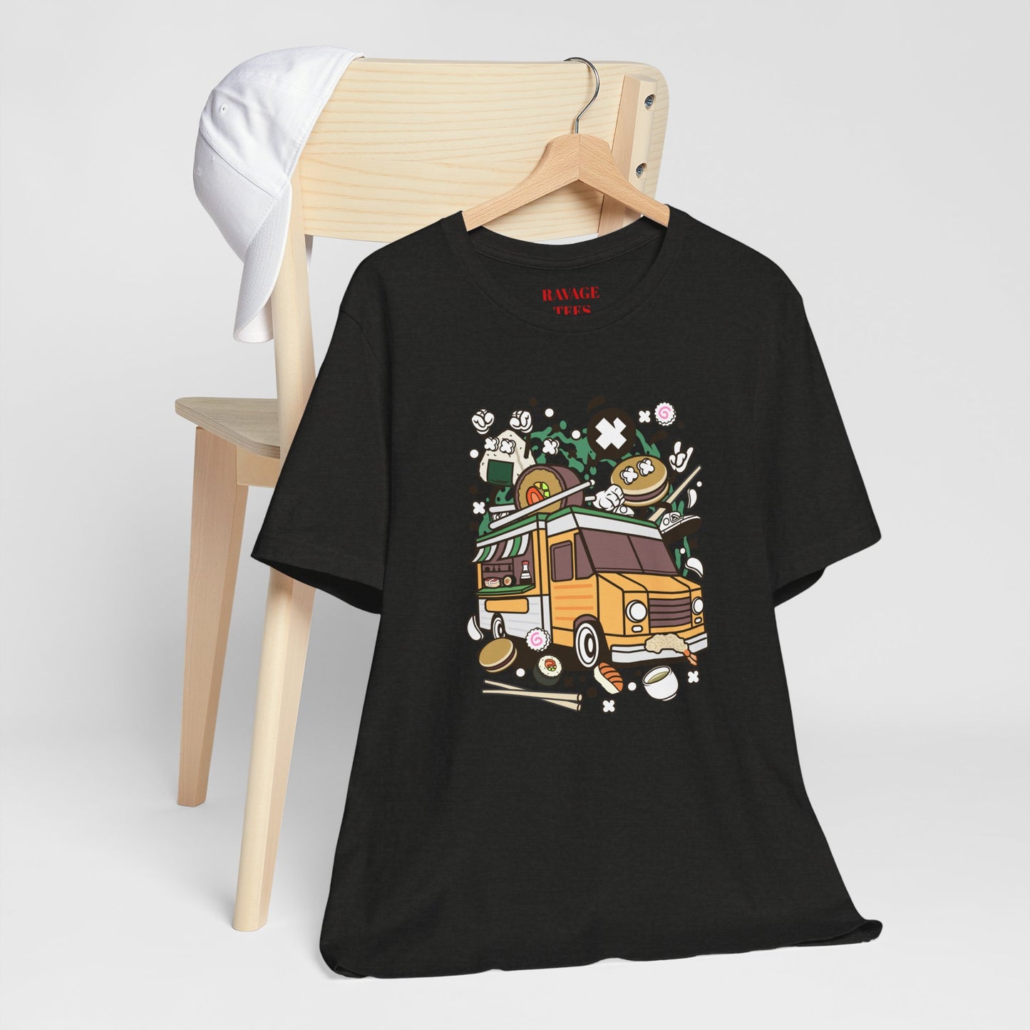 Cute Vintage Street Food Van Tee