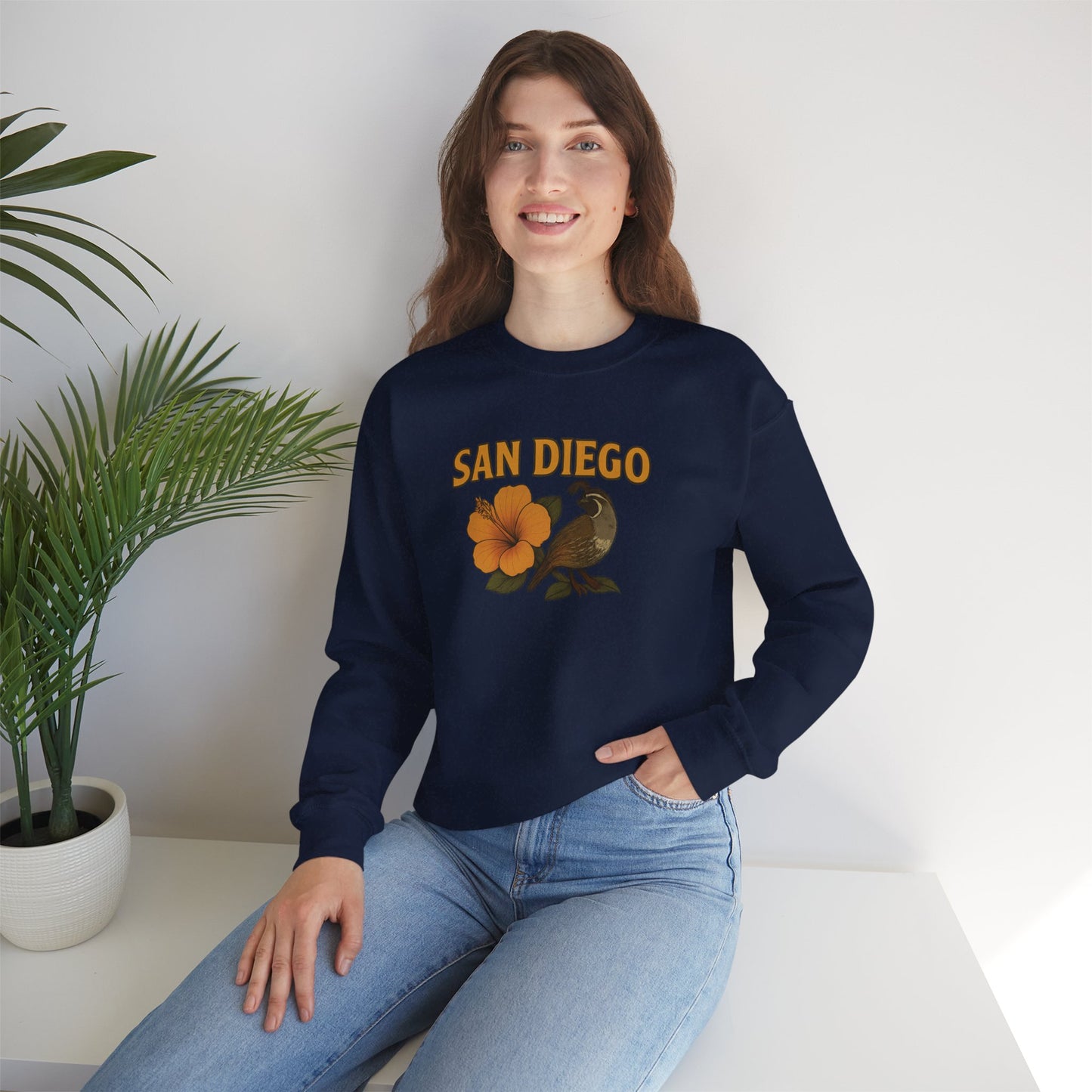 RAVAGE San Diego City Vibe Unisex Crewneck Sweatshirt