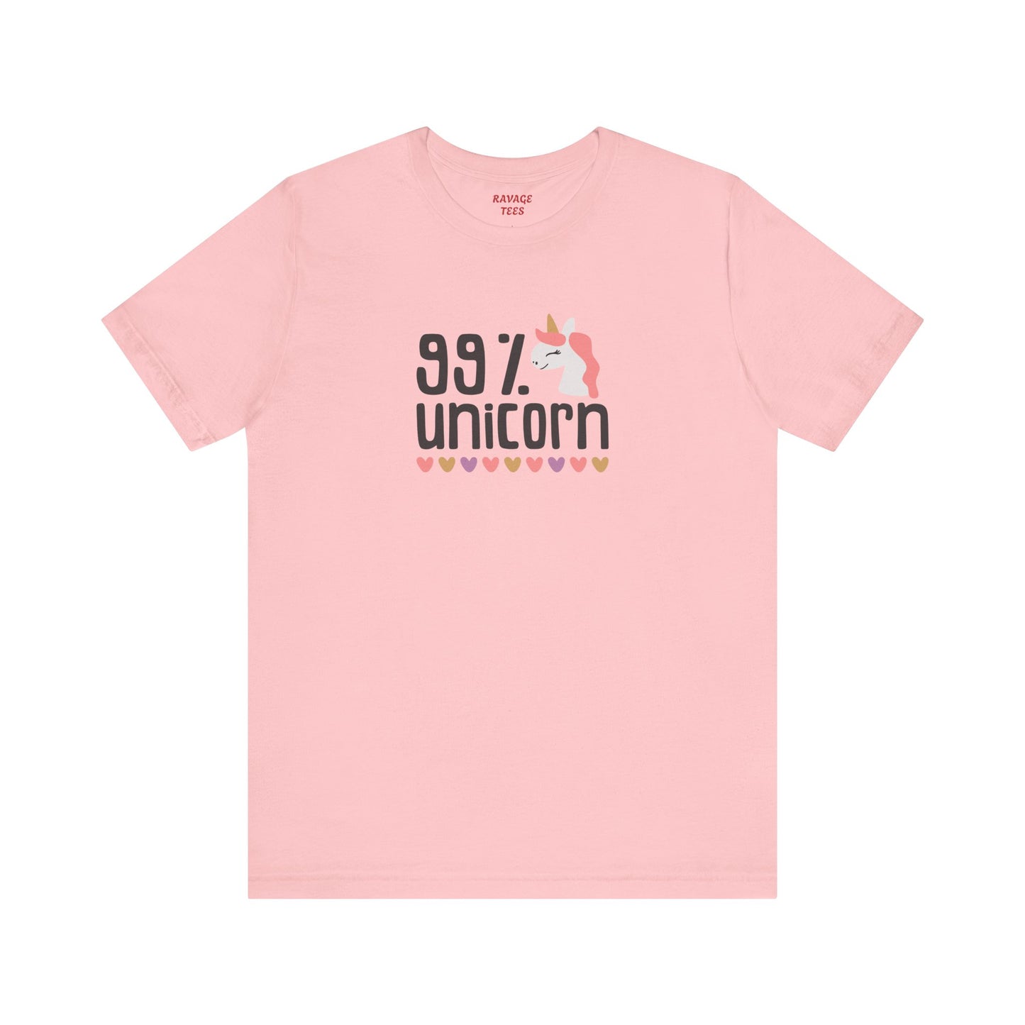 99% Unicorn Tee: Funny, Whimsical Graphic T-Shirt for All Ages
