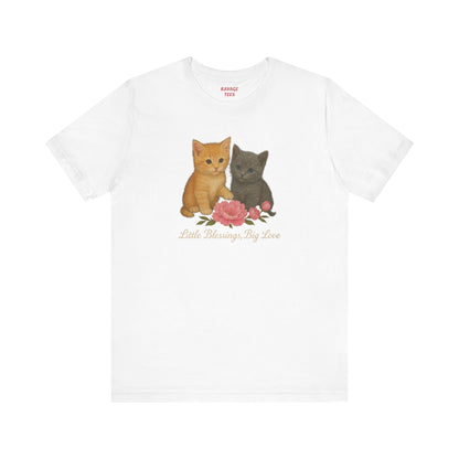 Cute Cat Graphic Tee, Casual Unisex Shirt, Animal Lover Gift, Perfect for Birthdays, Everyday Wear, Cat Mom Shirt, Pet Lover Apparel