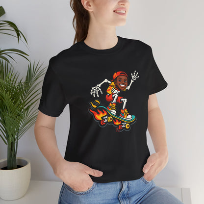 Skateboard Skeleton Tee
