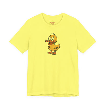 Cute Duck Graphic Tee for Animal Lovers, Unisex T-Shirt, Funny Gift Idea, Casual Wear, Summer Outfit