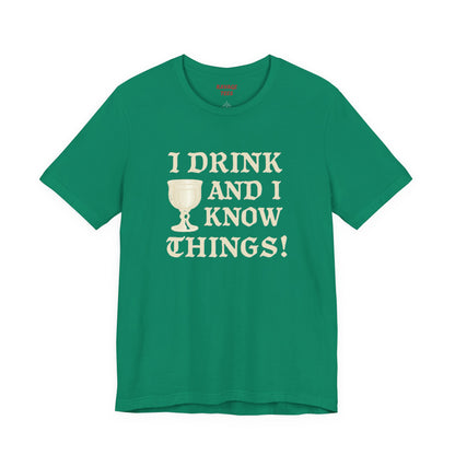Funny Drinking Quotes Tee | Unisex Party T-Shirt | Alcohol Humor