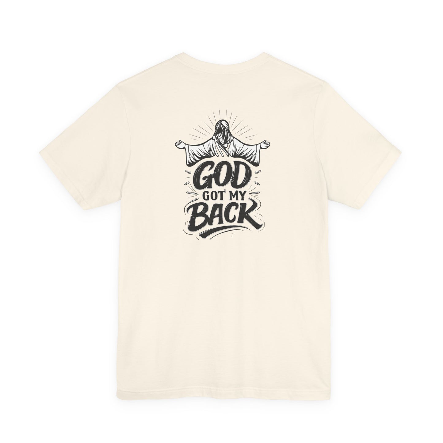 Faith Graphic Tee — 'God Got My Back' Christian T-Shirt