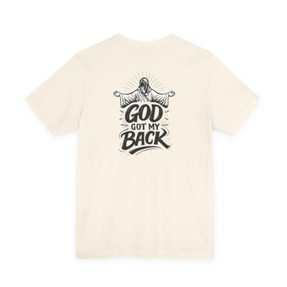 Faith Graphic Tee — 'God Got My Back' Christian T-Shirt