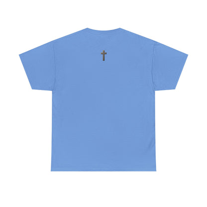 "Walk By Faith" Tee: Christian Bible Verse Unisex Heavy Cotton Shirt