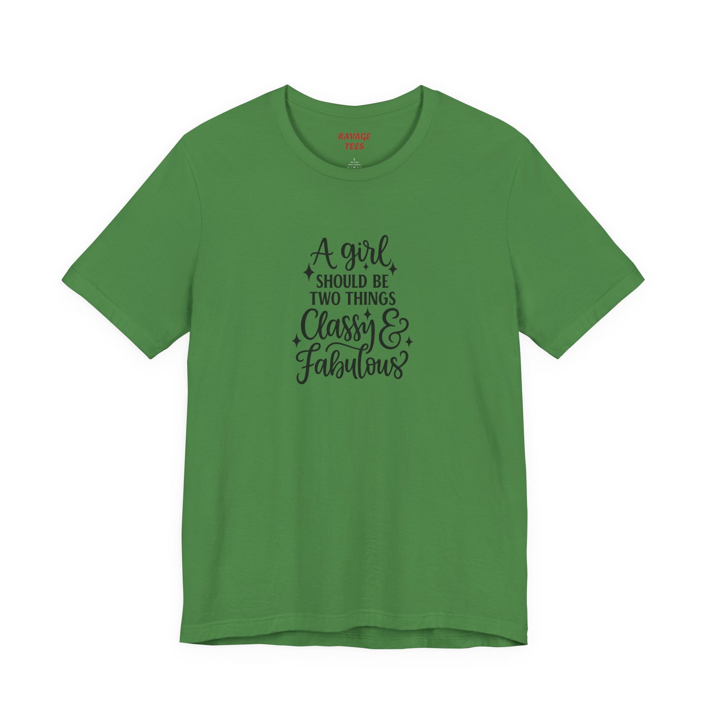 "Classy & Fabulous" Graphic Tee | Women's Fashion T-Shirt