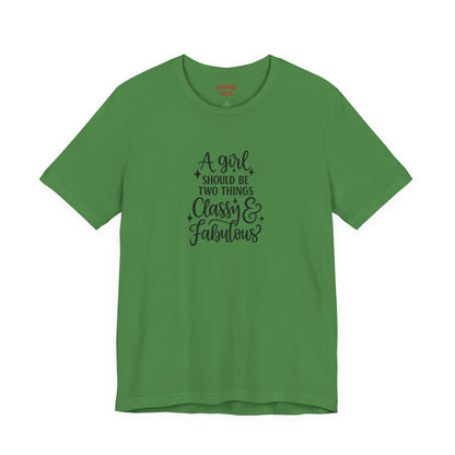 "Classy & Fabulous" Graphic Tee | Women's Fashion T-Shirt