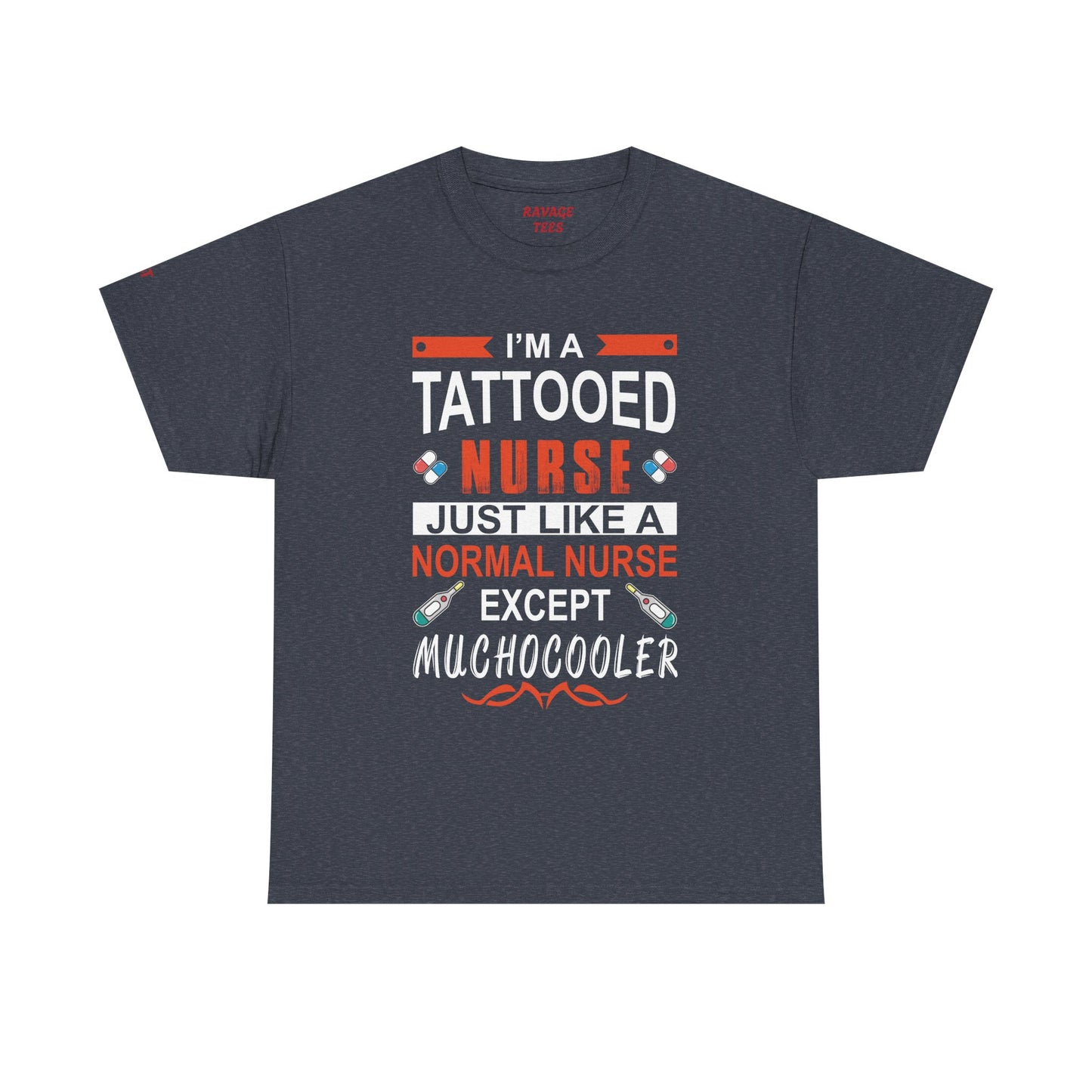 Tattooed Nurse Tee - Unisex Cotton Shirt for Nurse Appreciation, Medical Humor Tee, Fun [...]