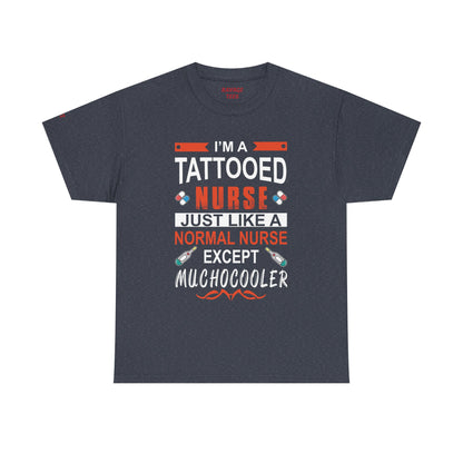 Tattooed Nurse Tee - Unisex Cotton Shirt for Nurse Appreciation, Medical Humor Tee, Fun [...]