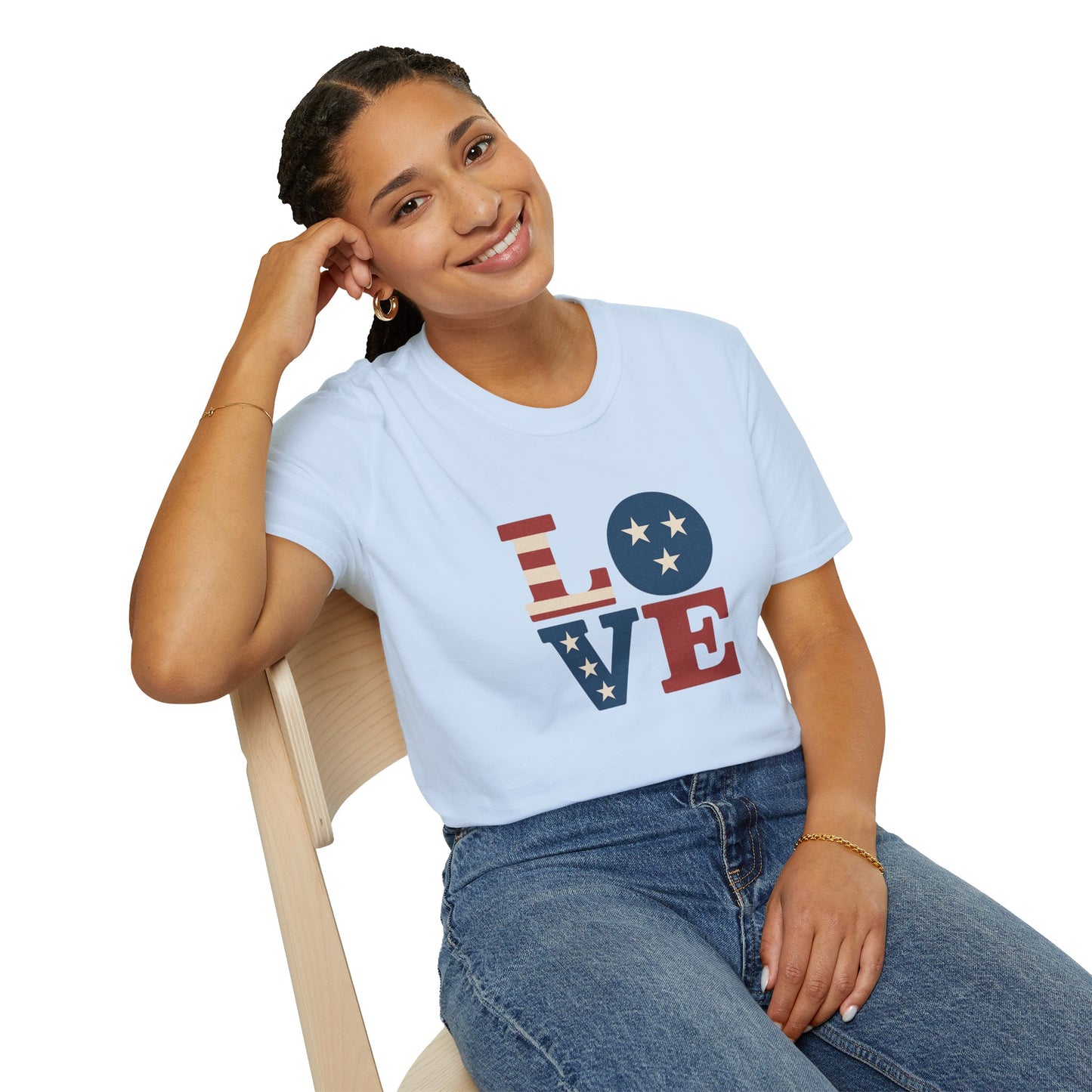 "Freedom & Love" Graphic Tee | Unisex Shirt for July 4th