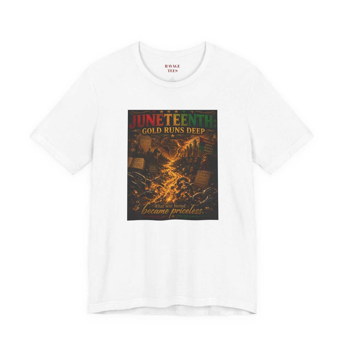 Juneteenth 'Gold Runs Deep' T-Shirt