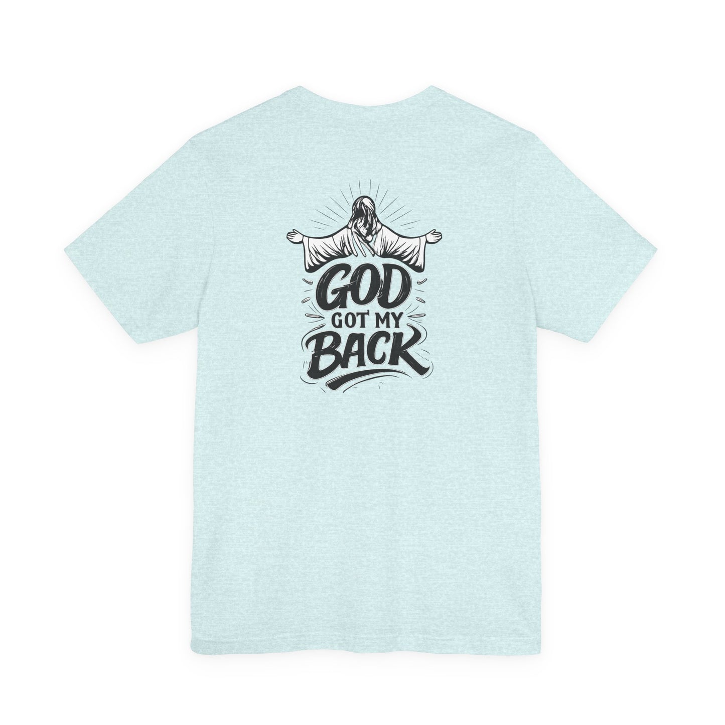 Faith Graphic Tee — 'God Got My Back' Christian T-Shirt