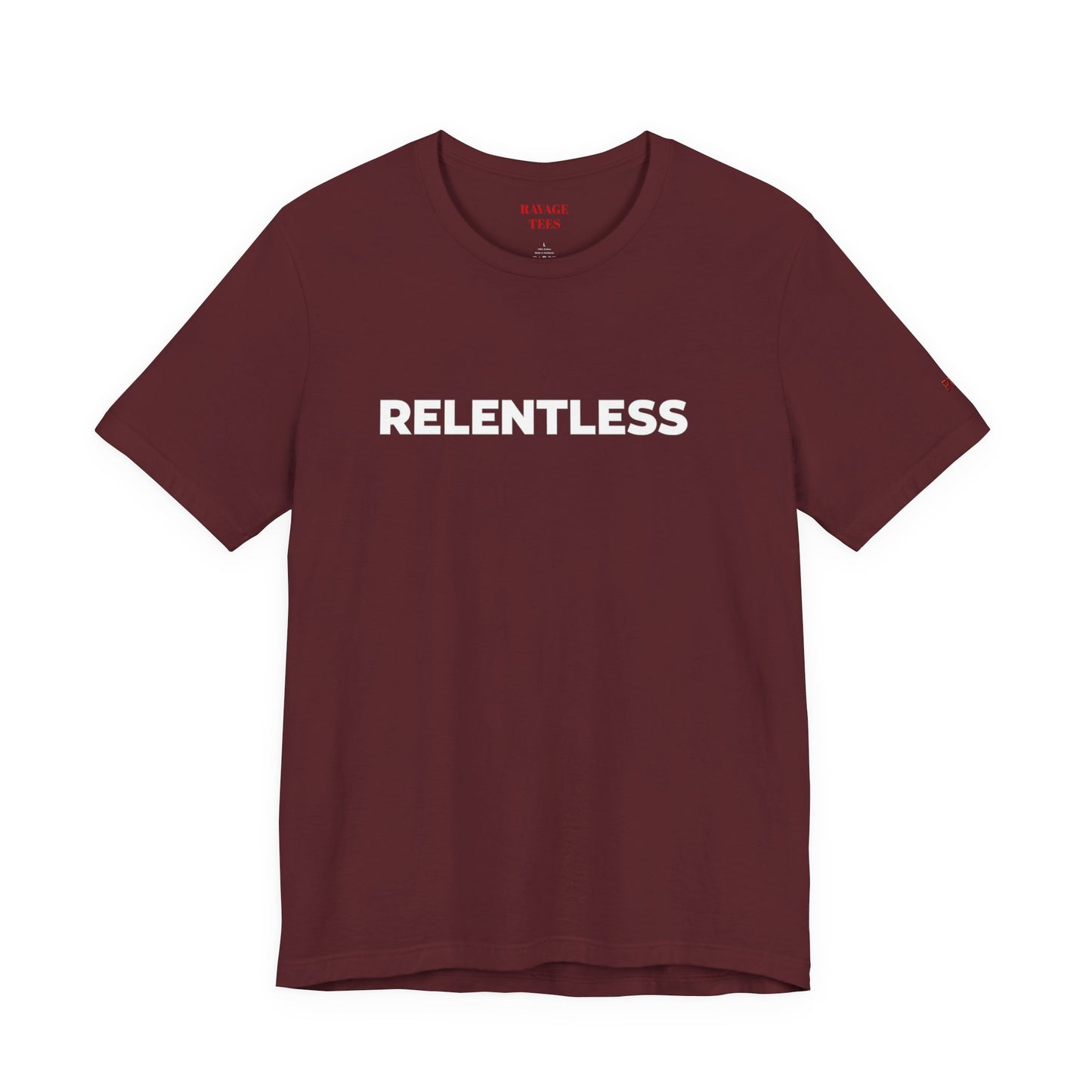 Relentless Graphic Tee — Motivational Athletic T-Shirt