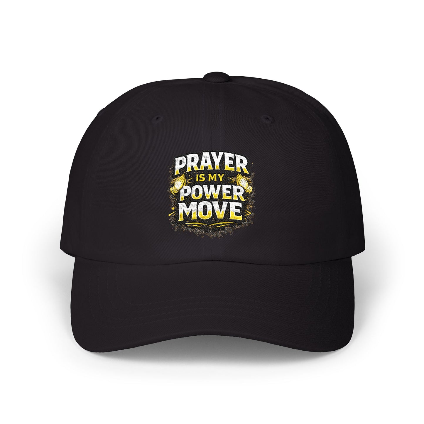 Prayer Is My Power Move Dad Cap — Christian Baseball Hat