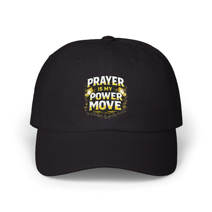 Prayer Is My Power Move Dad Cap — Christian Baseball Hat