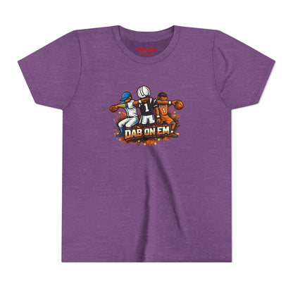 Youth Football Tee - 'Dab On Em' Kids Sports T-Shirt