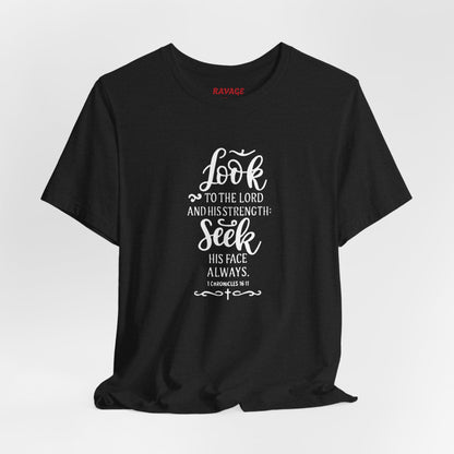 Seek His Guidance Tee: Inspirational Faith Quote Unisex T-Shirt