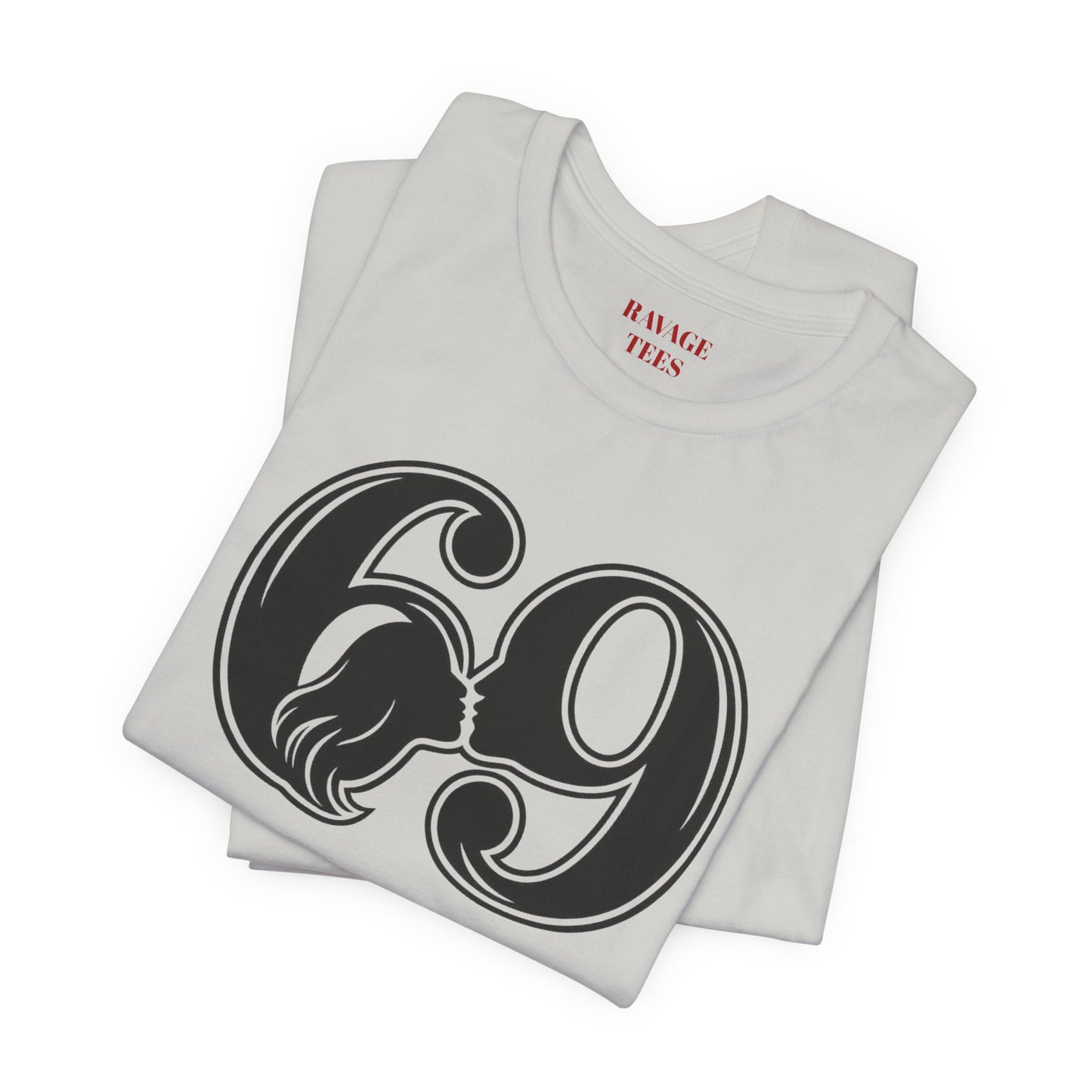 69 Retro Swirl Number Tee
