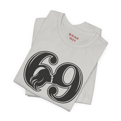 69 Retro Swirl Number Tee