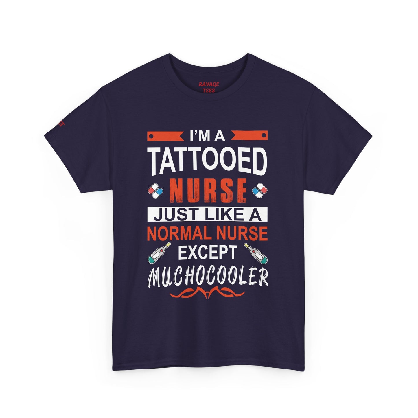 Tattooed Nurse Tee - Unisex Cotton Shirt for Nurse Appreciation, Medical Humor Tee, Fun [...]