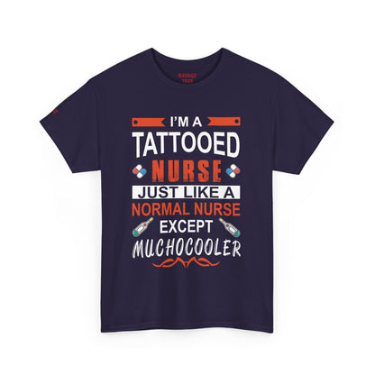 Tattooed Nurse Tee - Unisex Cotton Shirt for Nurse Appreciation, Medical Humor Tee, Fun [...]