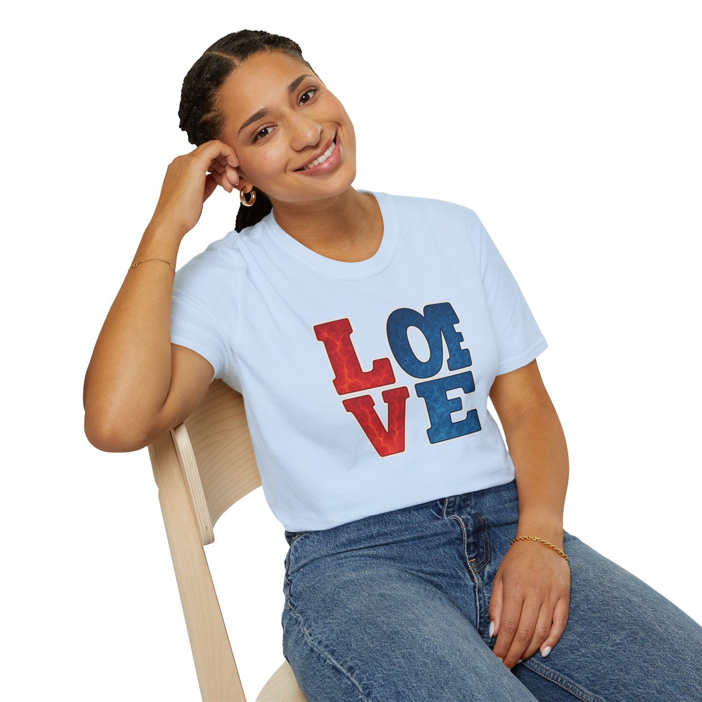 Soft Unisex Freedom & Love Graphic Tee | Gift & Daily Wear