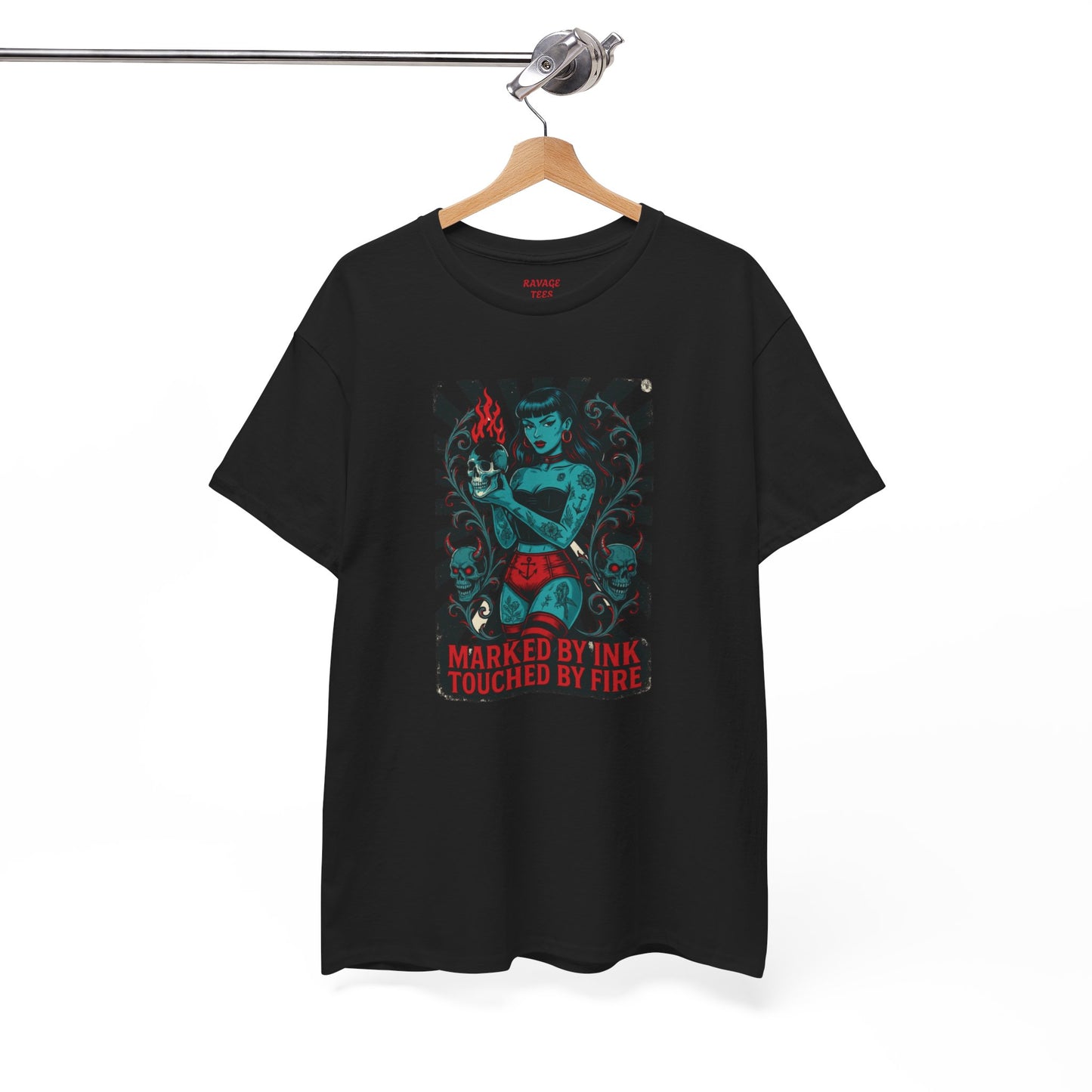 MARK BY INK, TOUCHED BY FIRE Tee