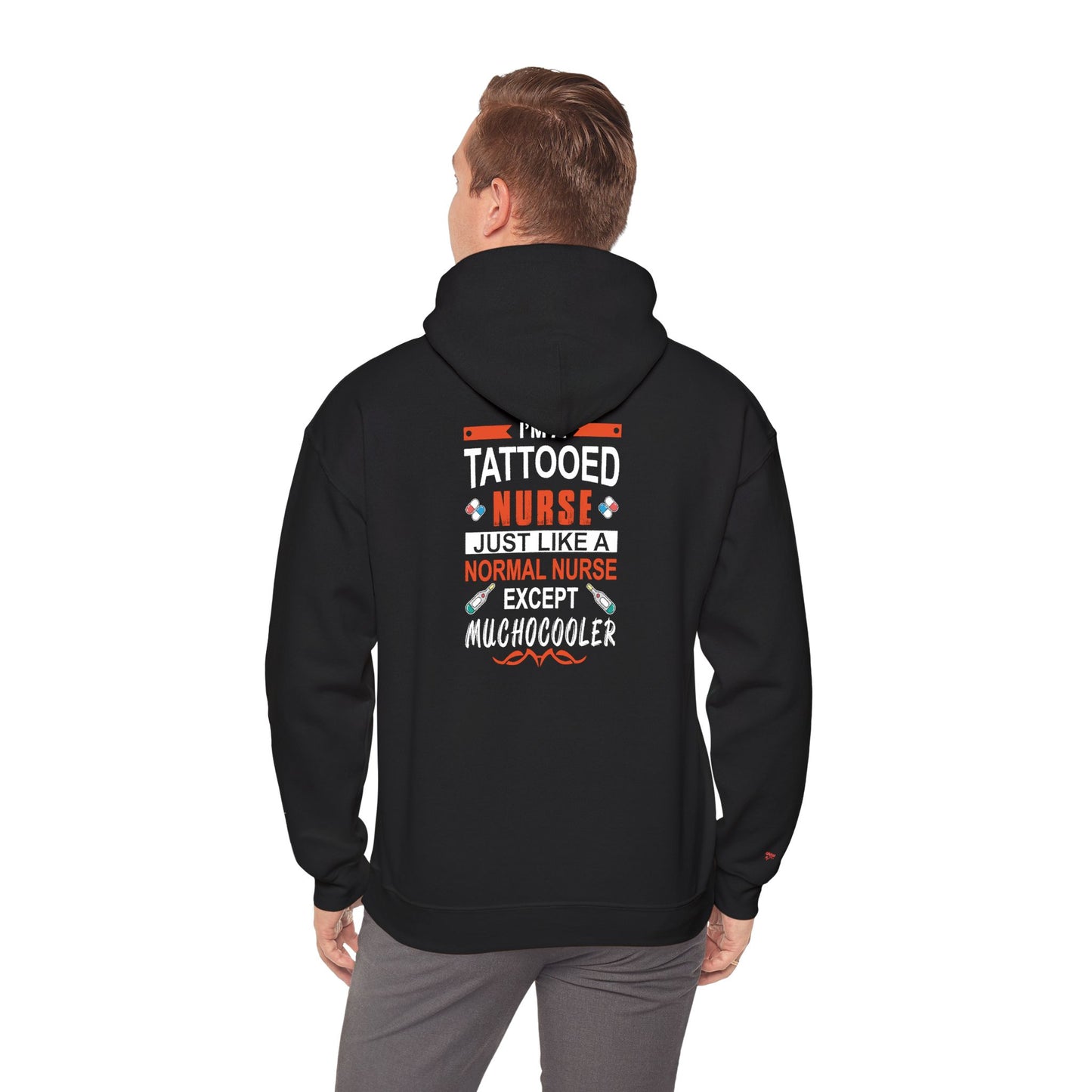 Tattooed Nurse Tee - Unisex Cotton Hoodie for Medical Professionals, Gifts for Nurses, Nurse Appreciation, Medical Humor Tee, Fun [...]