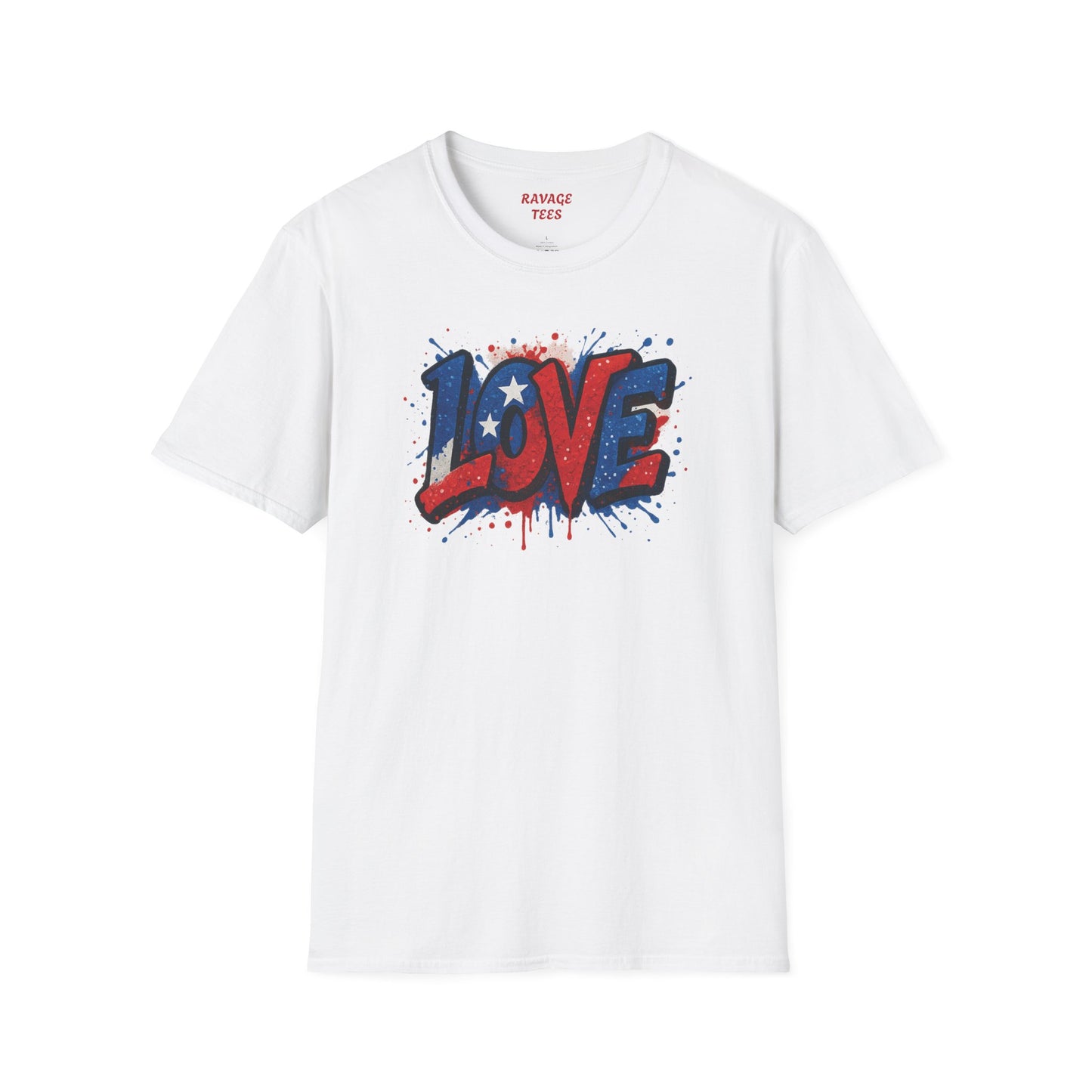 "Freedom & Love" Tee: Unisex 4th of July Graphic Shirt Gift