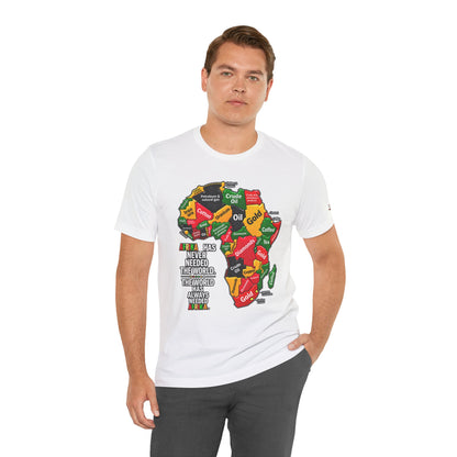 Africa Map “Africa Has Never Needed the World” Graphic Tee