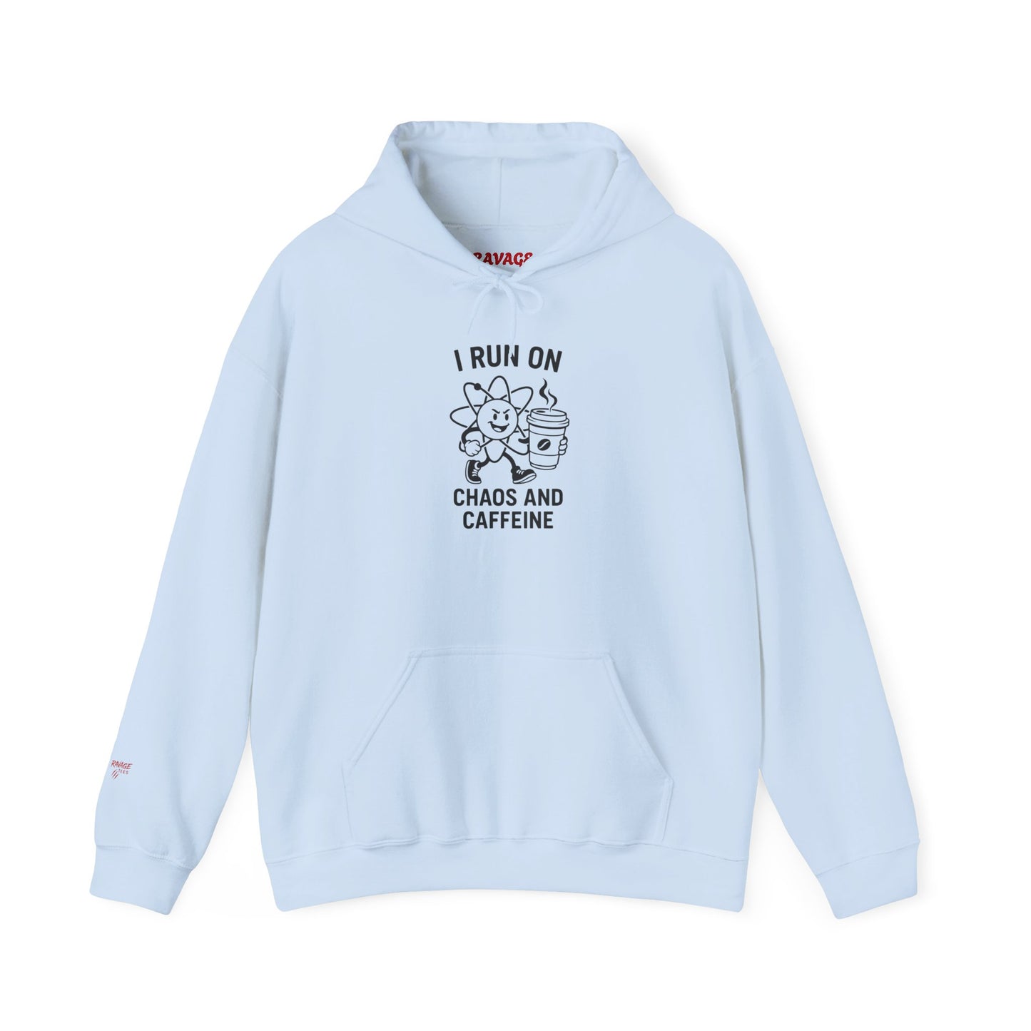 Caffeine Chaos Hoodie - Cozy Unisex Sweatshirt, Ideal for Coffee Lovers, Gift for Friends, Birthday, Relaxation, Casual Wear