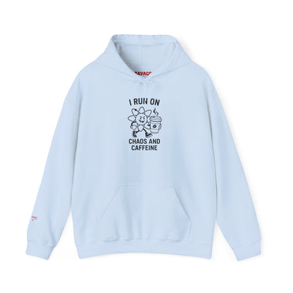 Caffeine Chaos Hoodie - Cozy Unisex Sweatshirt, Ideal for Coffee Lovers, Gift for Friends, Birthday, Relaxation, Casual Wear