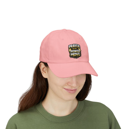 Prayer Is My Power Move Dad Cap — Christian Baseball Hat