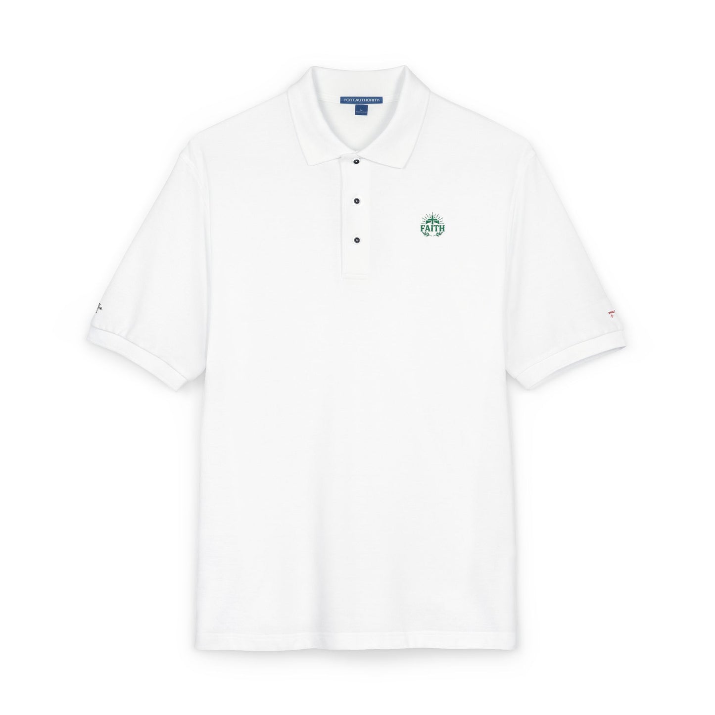Faith Embroidered Unisex Polo Shirt