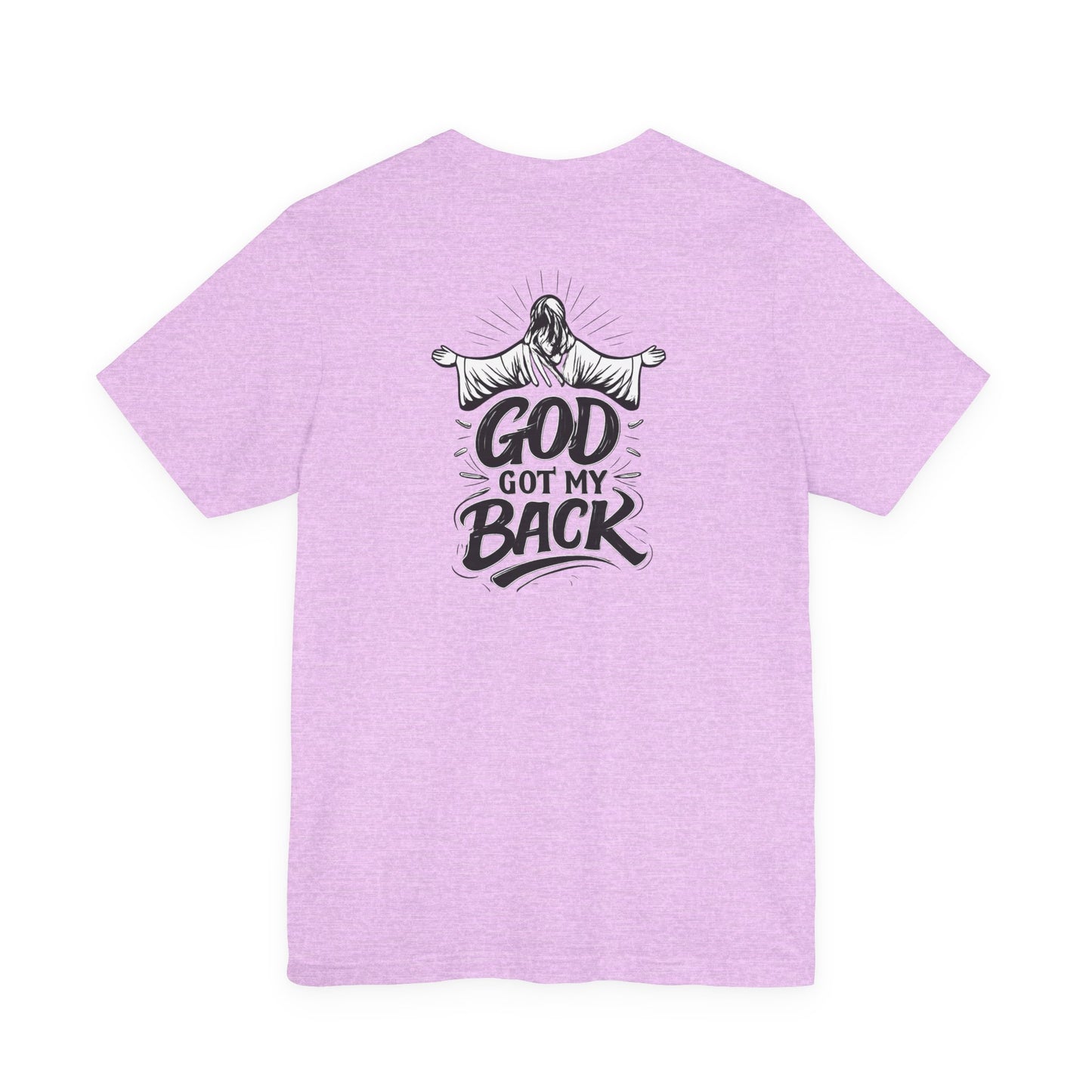 Faith Graphic Tee — 'God Got My Back' Christian T-Shirt